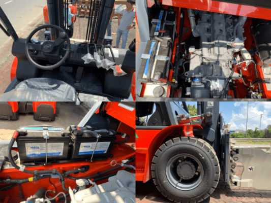 Các bộ phận cấu thành xe bao gồm nhiều chi tiết nổi bật