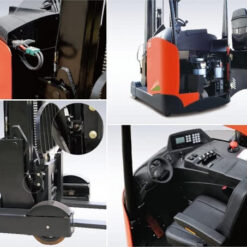 Các bộ phận quan trọng trên xe nâng reach truck ngồi lái Heli