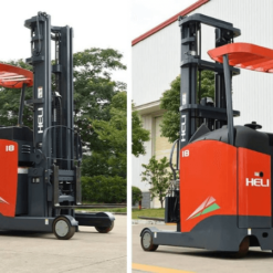 Cấu hình tiêu chuẩn xe nâng reach truck đứng lái 1.8 tấn heli