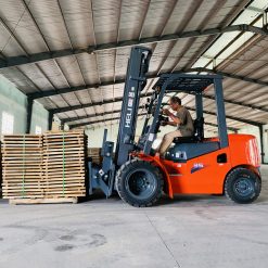 Cấu hình xe nâng dầu 3.5 tấn Heli K2 Series lắp bộ gật gù và lốp kép