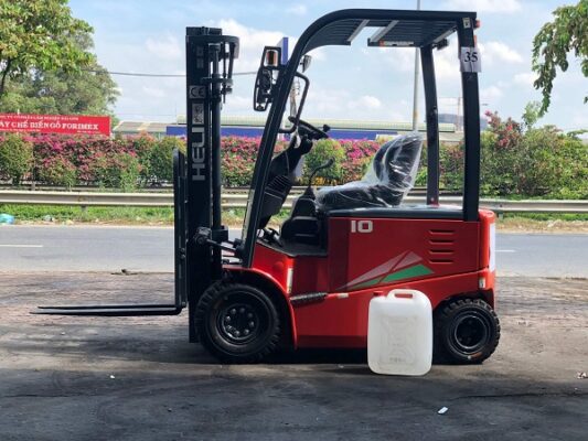 Hỗ trợ mua xe nâng điện 1 tấn trả góp chỏ có tại Bình Minh
