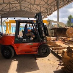 Xe nâng kẹp gỗ tròn