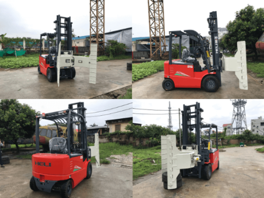 Xe nâng kẹp lốp Heli chính hãng