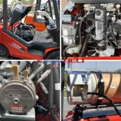 Xe nâng xăng ga 2.5 tấn Heli sử dụng động cơ Nhật Bản Nissan GCT