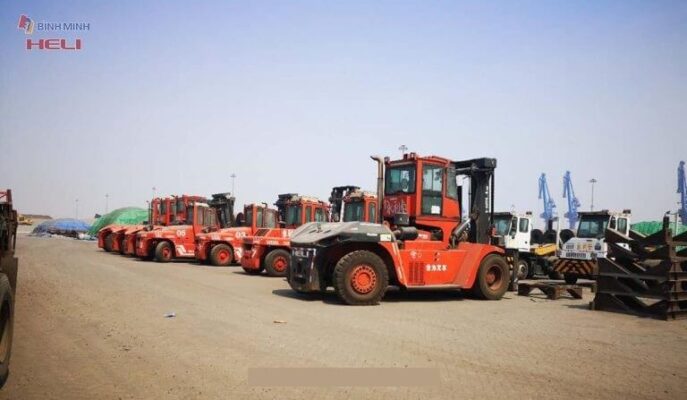 Bình Minh phân phối độc quyền xe nâng 28-32 tấn Heli chính hãng